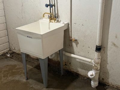 Utility Sink Drain Plumbing