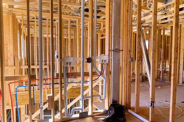 New Construction Plumbing System Installation New Construction Plumbing System Installation