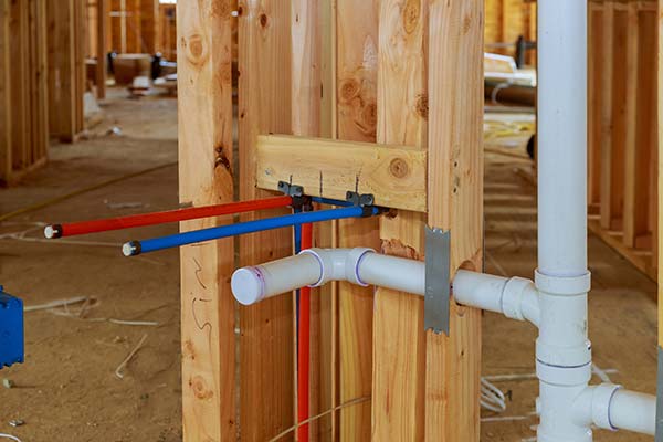 Rough In Plumbing Installation